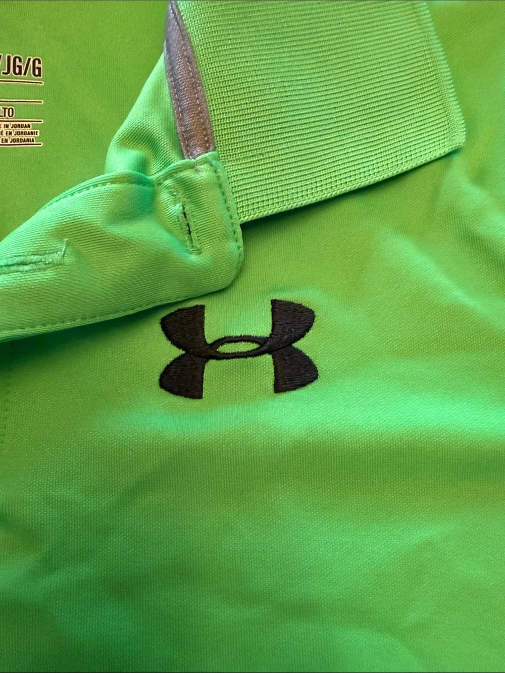 Under Armour Bright Green Boys' Polo Shirt